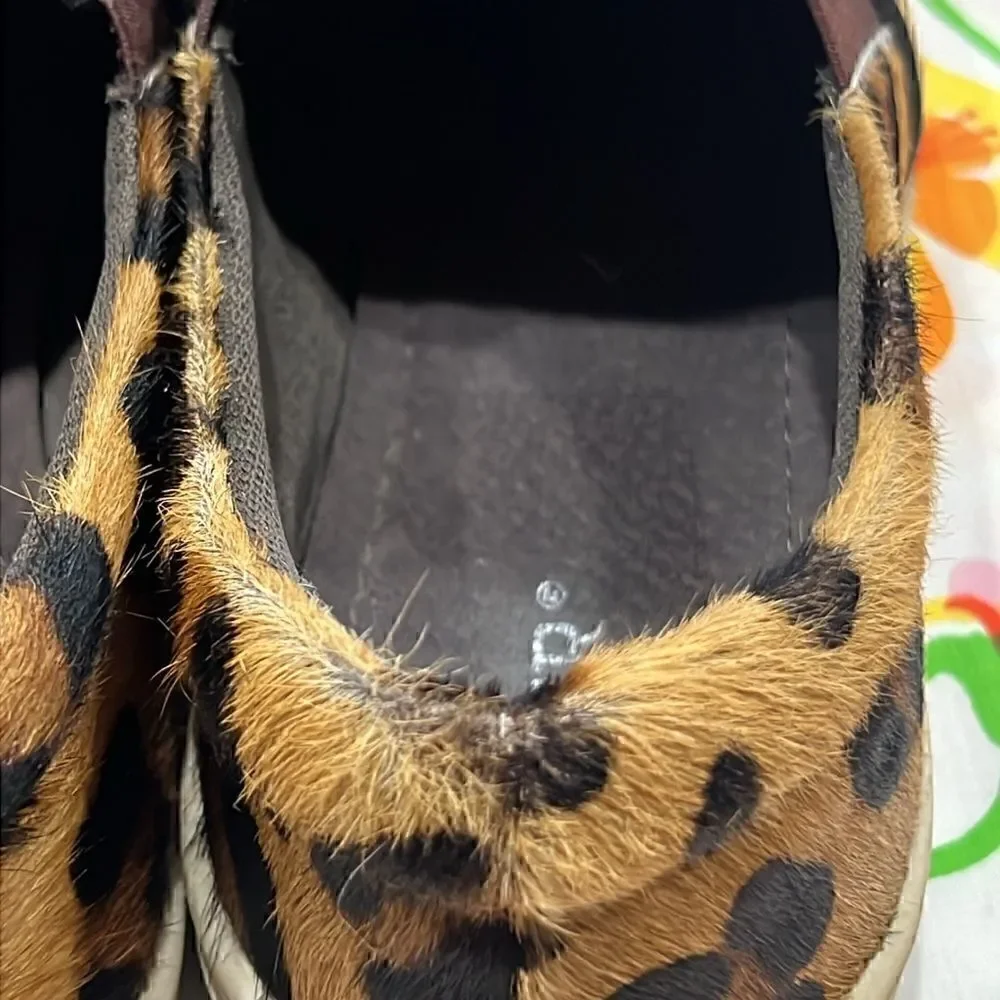 Roper Cheetah Leopard Print Hair On Slides - 9